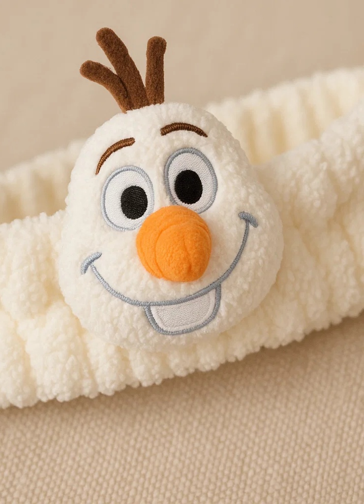 Olaf Baby Headband – Soft Plush Snowman Hairband for Infants